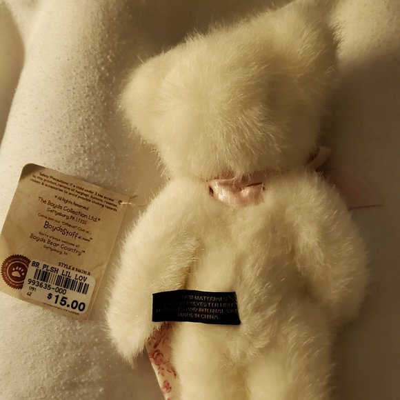 COPY - Boyd's Bear Longaberger Bear Breast Cancer Limited Edition 'Lil Love' Ho… - Picture 3 of 3